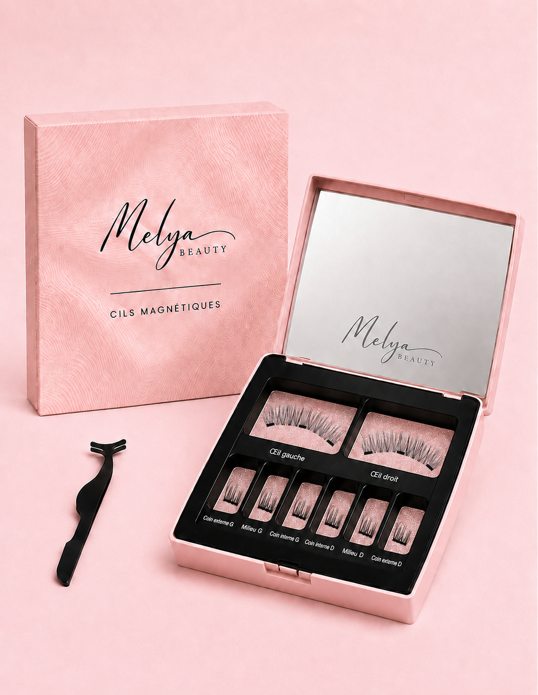 Melya Beauty - Cil à Cil coffret cils magnétiques